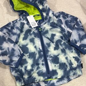 GAP Kids Blue and White Patterned Jacket